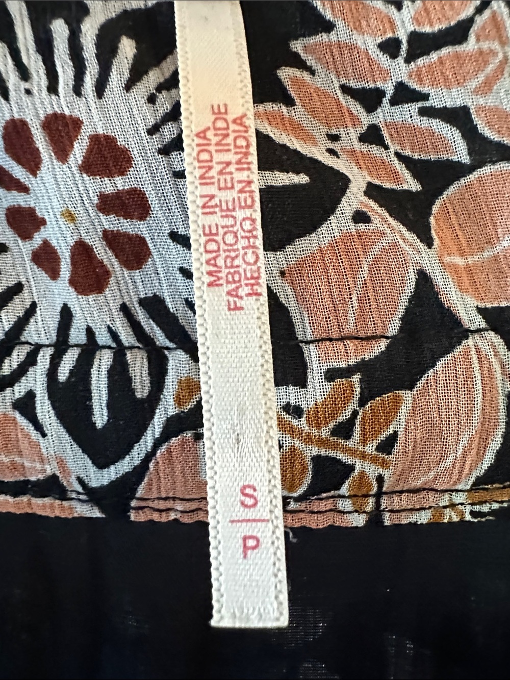 Free People Floral Maxi Dress in Brown, Black, Cream - Picture 5 of 7